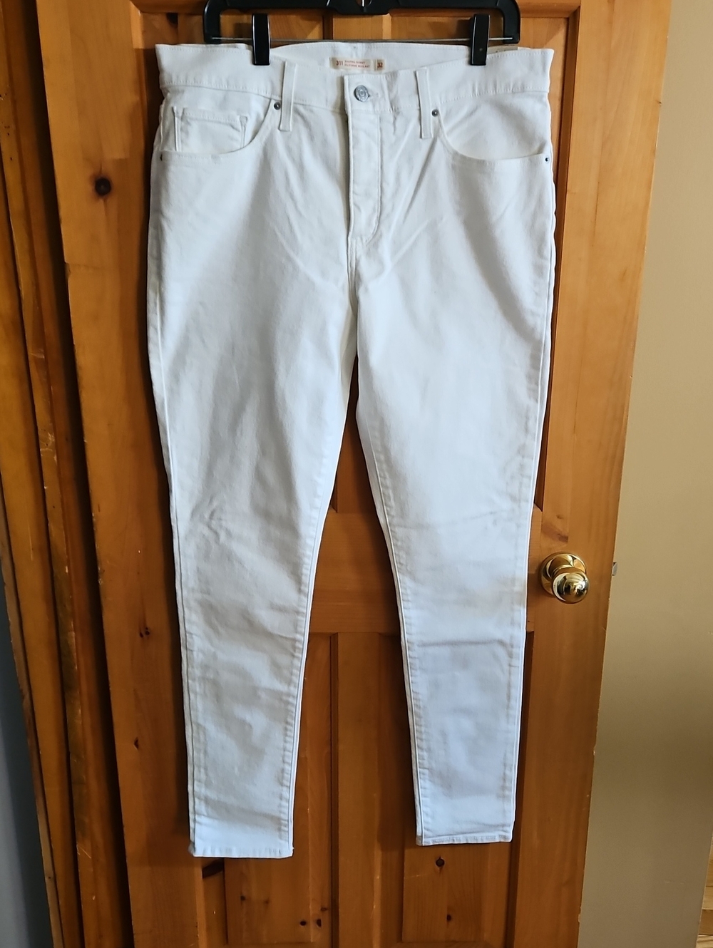 Levi's Men's White Skinny Jeans